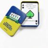 Pickleball Playing Cards with Fun Facts: Standard 52 Card Deck, Great Gift for All Ages 96+ (Unisex, Green)