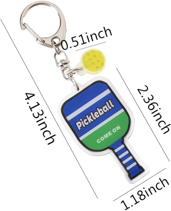 YALLNASL Soccer Basketball Rugby Baseball Pickleball Keychain Gifts for Sports Player Christmas Birthday Gifts for Team Fan