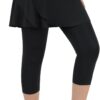 ANIVIVO Skirted Leggings for Women with Pockets, Tennis Yoga Pleated Skirt with Leggings