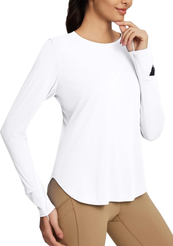 baleaf Women's UPF 50+ Sun Shirts UV Protection Long Sleeve Rash Guard Lightweight Quick Dry SPF Outdoor Hiking Clothing