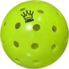 CROWN PICKLEBALL - High-Performance Outdoor Pickleballs (18-Pack Lime)