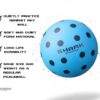 Silent Foam Pickleball Balls Quiet Design Technology - Foam Pickleball Balls - Soft Pickleball Practice Balls - Pickleball Foam Balls - Pickleball Training Balls (Indoor/Outdoor)