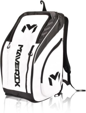 Maverix Titan Tour Backpack - 70L Large Capacity Bag, Durable 1680D Polyester, 7 Pockets, Laptop sleeve, Ball Sleeve, Self-Standing, Easy Access, Shoe compartment, Designed for Pickleball Players