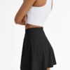 AUTOMET Womens Tennis Skirt with Shorts Underneath Flowy Mini Athletic Golf Skorts with Pockets 2025 Pleated Summer Outfits
