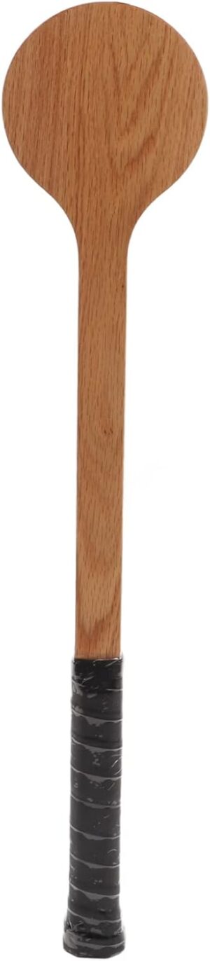 Wooden Tennis Sweet Point Trainer, Tennis Pointer Racket Spoon Training Aid Accessory for Swing Practice with Storage Bag