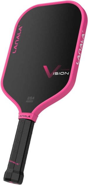 Pickleball Paddle, Raw Carbon Fiber T700 Abrasion-Resistant Surface, 16MM Polypropylene Honeycomb core, USAPA Approved, High Grit,The Pickleball Paddle Designed for Control Spin & Consistency