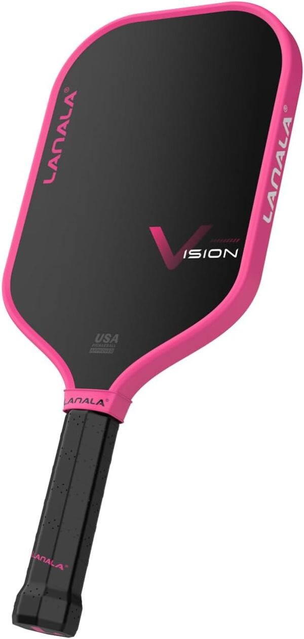 Pickleball Paddle, Raw Carbon Fiber T700 Abrasion-Resistant Surface, 16MM Polypropylene Honeycomb core, USAPA Approved, High Grit,The Pickleball Paddle Designed for Control Spin & Consistency