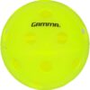 GAMMA Photon Indoor Pickleballs, 26 Holes for Precise Indoor Flight, USAPA Approved Pickle Ball for Tournament Play, High Visibility, Durable, Consistent Bounce, Optic Green Color