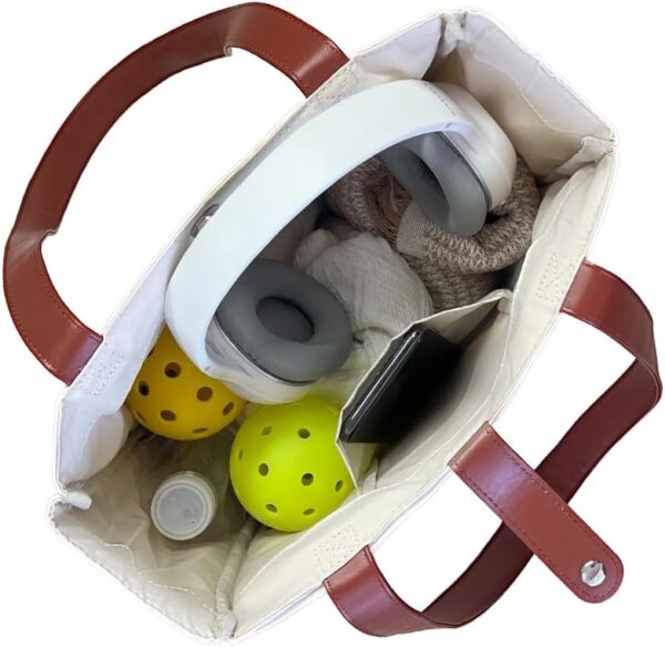 LUZZ PICKLE Pickleball Tote Bag Sport Duffle Bag Pickleball Handbag with Paddle Pocket