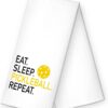 Eat Sleep Pickleball Funny Kitchen Towels, Funny Kitchen Items for Women Men, Birthday Housewarming Gifts for Hostess, Mom, Sister, Aunt, Grandma, Pickleball Lover, Neighbor