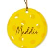 Pickleball Christmas Ornaments with Name, Personalized Pickleball Sports Christmas Ornament 2024, Custom Pickleball Player Gift Idea, Pickleball Lovers Ornament, Sport Xmas Ornament, Pickleball Decor
