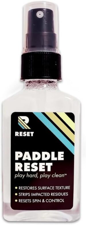 Pickleball Paddle Cleaner and Surface Reset - Strips Impacted Residue and Increases Spin and Control, 4 floz, Transparent