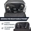 Pickleball Bag for Men and Women - Fits 2 to 4 Paddles - Shoe Compartment, Fence Hook, Storage Pockets for Water Bottles, Pickleballs, Clothing, Racquet/Paddle Storage - Pickle Ball Backpack
