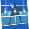 Pickleball Dink Pad Pickleball Training Pad Wall Practice Rebounder Aid Pickleball Practice Rebounder for Gym Wall Beginners