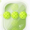 ZUMWORGION® Pickleball Paddles Set of 2/4: Fiberglass Pickle Paddles with Balls for Beginner - 8mm Honeycomb Core Lightweight Spin Surface for Kids - Cute Girly Pickle Gift for Women | 14mm 7oz