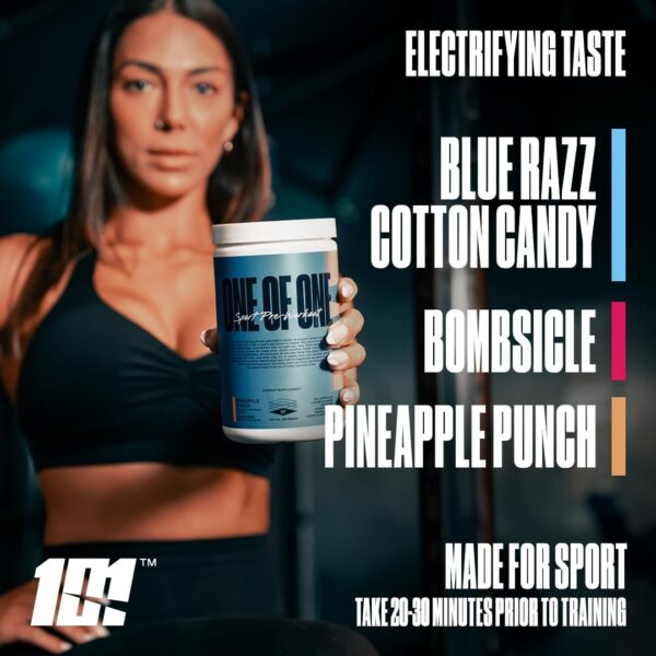ONE OF ONE Sport Pre-Workout Powder, 30 Servings, Pineapple Punch Flavor, Nutritional Supplement, Exercise & Athletic Performance