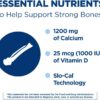 Citracal Slow Release 1200, 1200 mg Calcium Citrate with Vitamin D (1000 IU), Vitamin D3, Bone Health Support, Calcium Supplement for Ages 12+, 80 Count