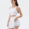 Angel season Pleated Tennis Skirts for Women with Pockets High Waist Golf Skorts Lightweight Athletic Mini Short Skirts