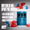 ONE OF ONE Sport Pre-Workout Powder, 30 Servings, Pineapple Punch Flavor, Nutritional Supplement, Exercise & Athletic Performance