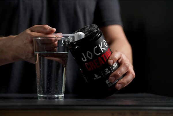 Jocko Fuel Creatine Monohydrate Powder - Creatine for Men & Women, Supplement for Athletic Performance & Muscle Health, 90 Servings 16 oz (Unflavored) (16 OZ JAR)
