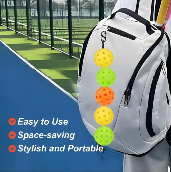 Pickleball Storage Cable Chord, Innovative Pickleball Ball Holder, Fashion Pickleball Storage Accessories, Save Space