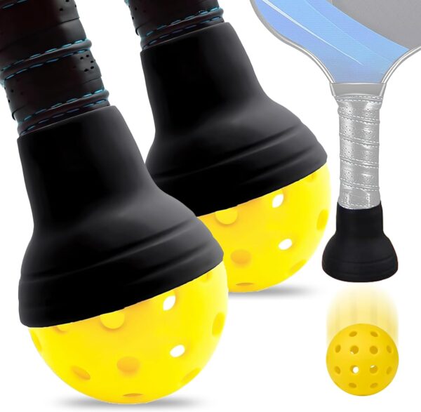 Pickleball Suction Cup Ball Retriever for Paddle - Easy Ball Pickup - Silicone Picker Upper Grabber - Essential Accessories for Pickleball Players