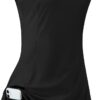Womens Sleeveless Golf Tennis Dresses with Inner Shorts＆Pockets for Workout Exercise