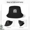 Think Before You Drink Pickleball Gifts Funny Dink Pickle Ball Lovers Gifts Bucket Hat Summer Hat Sun Beach Bucket Cap Black