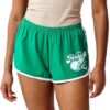 Pickleball Embroidered Graphic Women's Green Dolphin Shorts