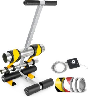 SOKO Playing Field Line Striping Machines, with Drawing Circle Kit Basketball Court Marking Kit, Adjustable Parking Lot Striping Machine Lane Marking Applicator for Concrete, Asphalt, Road Warning