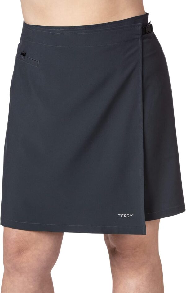 Terry Women's Wrapper Skirt, Multi-Sport Skirt - Cycling Tennis Golf Sailing - Liner Free - Regular & Plus Sizes