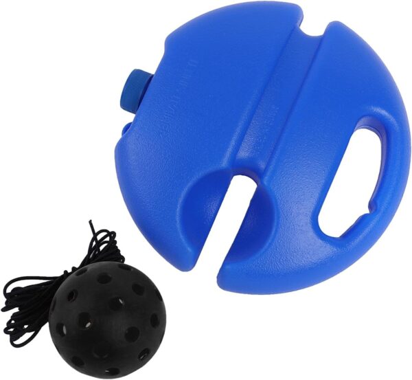 B Baosity Pickleball Trainer, Rebound Practice Pickleball Ball with Cord, Enhances Skill, Self Study Exerciser Pickleball Training Aid, Black