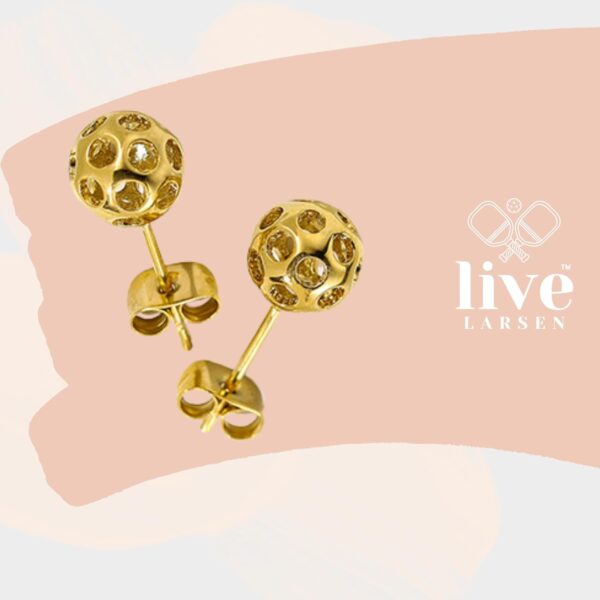 613dc-lFPL._AC_SL1500_.jpg Pickleball Earrings Jewelry for Women Gold 18KT Best Gift Present for Her Hypoallergenic Feminine Accessories