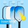 Pickleball Paddles Set of 2, USAPA Approved Pickleball Set with 4 Pickleball Balls and Bag, Durable Pickleball Rackets Gifts for Beginners & Pros