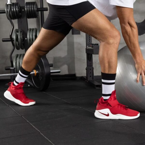 ja vie JAVIE Performance Sports Crew Socks for Men & Women, Breathable Moisture-Wicking Pickleball Athletic Seamless Socks