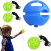 Match Buddy Pickleball Trainer with 1 String and 3pcs Elastic Pickleballs, Portable Player Equipment for Solo Practice and Performance Improvement