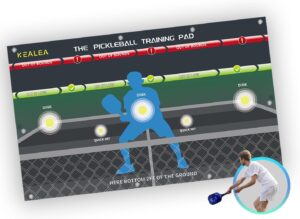 Pickleball Training Pad, Practice Pickleball Dink Skill and Training Aid Equipment for Indoor and Outdoor Training Court
