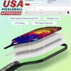 Pickleball Paddles Set of 2, Lightweight USAPA Approved Fiberglass Pickleball Set of 2 with Outdoor Pickleballs