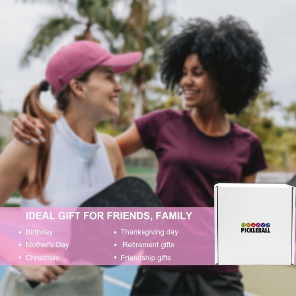 Pickleball Gifts for Women, Funny Pickleball Birthday Gifts Basket for Wife Mom Grandma Aunt Sister Friends, PB Accessories Set with Hat Tumbler for Lady Player