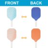 Pickleball Paddles Set, Premium Lightweight Fiberglass Surface Polypropylene Core Pickleball Rackets, Pickleball Set of 2 with 4 Outdoor Balls and Carry Bag for Beginners