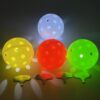 LED Light up Pickleball Ball, Glow in The Dark PickleBalls Balls, 4 Pack Pickleball-Balls Meet USAPA Requirement, 40 Holes Durable in/Outdoor Pickle Ball (RGB)
