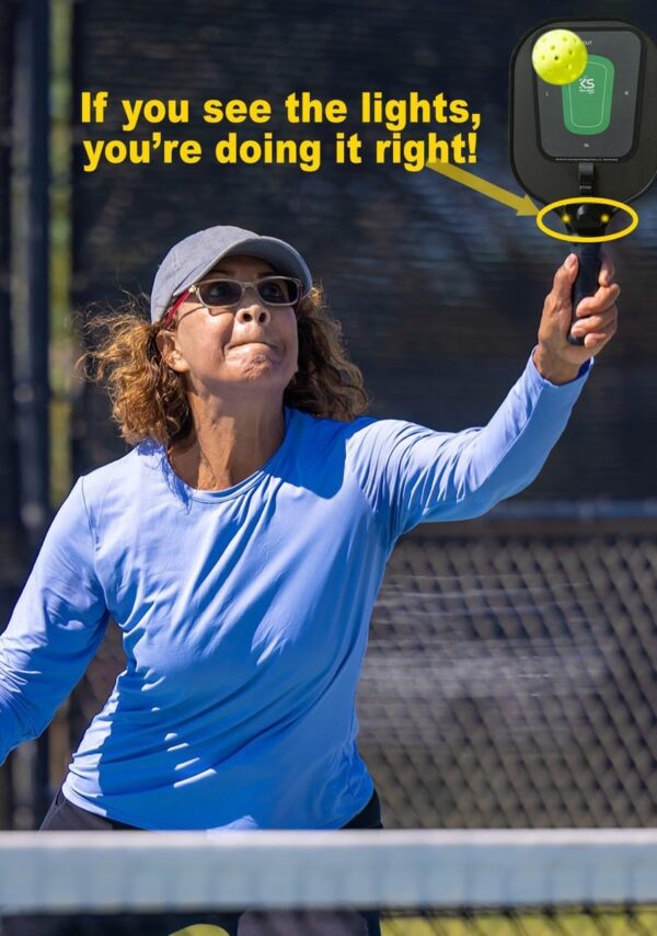 Custom Kit | Mounts to The Pickleball Paddle of Your Choice | Custom Kit | Training Aid with Real-Time Visual and Audible Feedback | Records Performance Statistics |