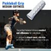 617hQRTXUgL._AC_SL1080_.jpg Pickleball Paddle Grip - 5.25in - Supports Tennis Elbow, Enhances Grip Strength, Reduces Vibration with Finger Support and Anti-Sweat Design