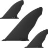 ZLX Paddle Board Fins Replacement, Detachable Paddleboard Replacement Fins, Quick Release Slide in Fin Replacement, Durable SUP Replacement Accessories