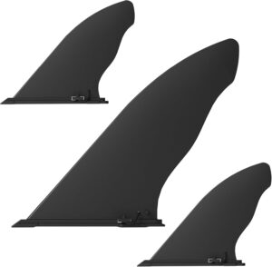ZLX Paddle Board Fins Replacement, Detachable Paddleboard Replacement Fins, Quick Release Slide in Fin Replacement, Durable SUP Replacement Accessories