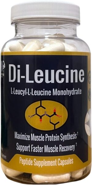 DiLeucine Peptide Supplement Capsules - Supports Muscle Recovery & Synthesis
