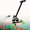 Hand-Push Tape Sticking Machine, Pickleball Court Marking Kit, Basketball Lines for Driveway, Concrete, Asphalt, Backyard with Circle Drawing Tool