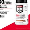 Muscle Milk Pro Series Protein Powder Supplement,Knockout Chocolate,2 Pound,11 Servings,50g Protein,3g Sugar,20 Vitamins & Minerals,NSF Certified for Sport,Workout Recovery,Packaging May Vary