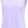 BGOWATU Women's Golf Shirts Sleeveless Polo Shirts Collared 3 Buttons Tennis Tank Tops UV Protection Quick Dry