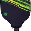 Neoprene Pickleball Paddle Cover - 2 Pockets - Fence Hook - Universal Size Case - Protective, Durable Sleeve - Protect Your Paddle from Scratches, Dings, Dents …